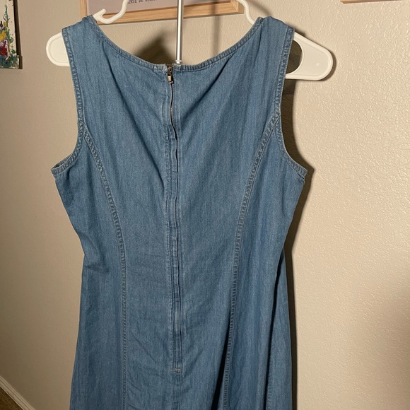 Liz Claiborne denim teacher dress - Picture 4 of 6